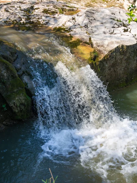 Kleiner Wasserfall Den Pieniny Mountains — Stockfoto