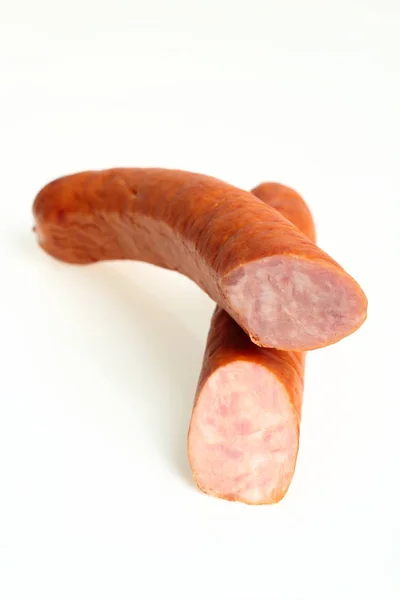 Podwawelska Saucisse Sur Fond Blanc — Photo