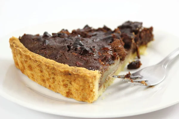 Tarte Chocolat Poire Pacane — Photo