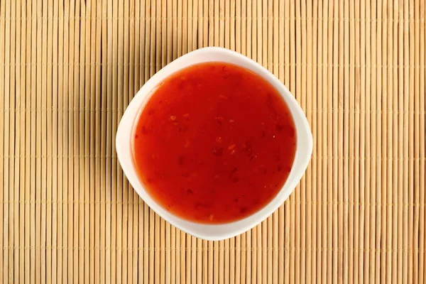 Sauce Chili Dans Bol — Photo