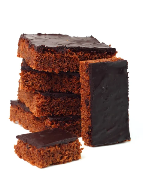 Välsmakande Choklad Brownie Dessert — Stockfoto