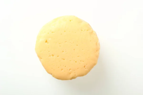 白色背景的奶酪板 — 图库照片