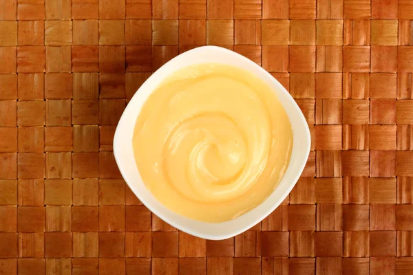 Mayonnaise Bowl Directly — Stock Photo, Image