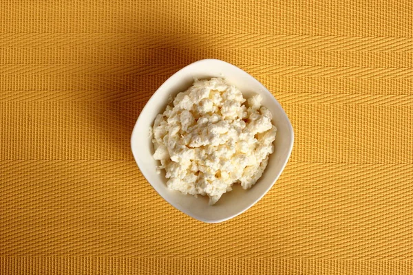 Hüttenkäse Teller — Stockfoto