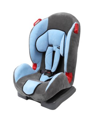 baby car seat isolated on white background clipart