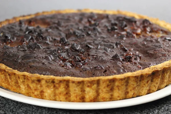 Tarte Chocolat Poire Pacane — Photo