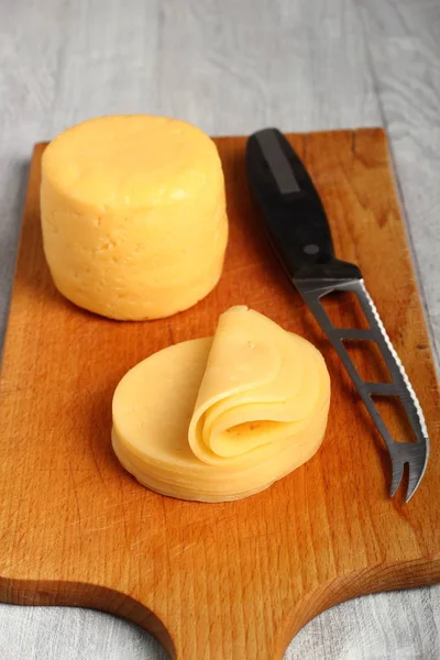 スライス チーズのスタック — ストック写真