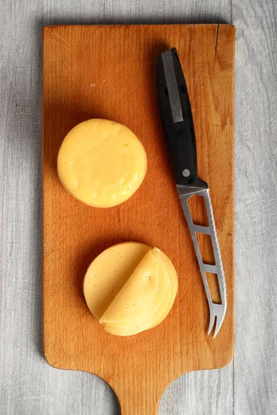 Pila Queso Rodajas — Foto de Stock