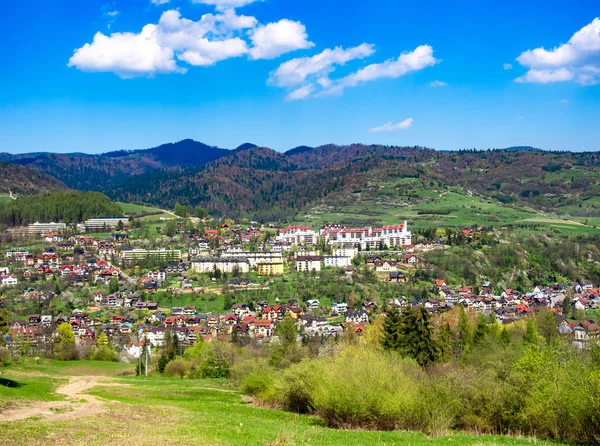 Kurstadt Szczawnica Frühling Polen — Stockfoto