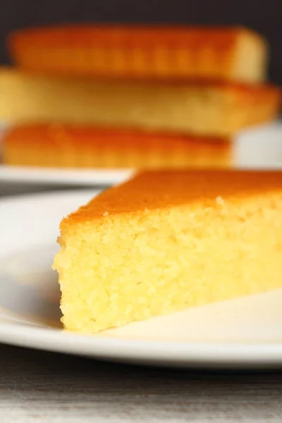 Homemade Baking Semolina Cake — Stock Photo, Image