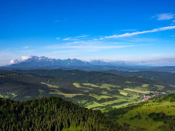 Hohe Tatra Vom Wysoka Gebirge Vysoke Skalky Pieniny Grenze Zwischen — Stockfoto