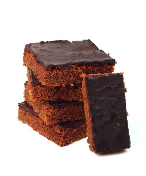 Välsmakande Choklad Brownie Dessert — Stockfoto