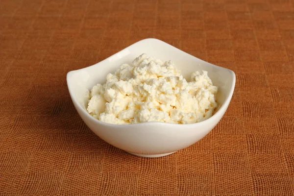 Cottage Cheese Plate — Stock Photo, Image