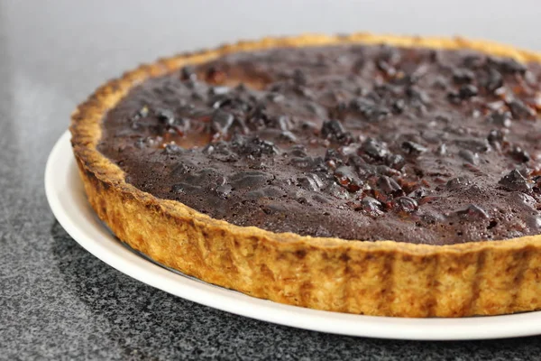 Tarte Chocolat Poire Pacane — Photo