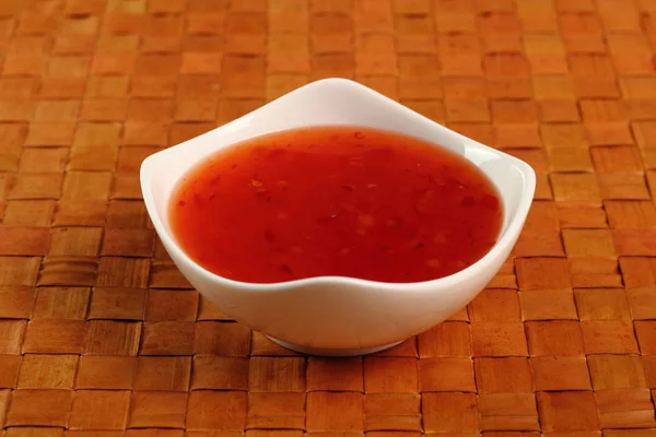 Sauce Chili Dans Bol — Photo