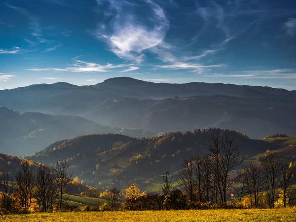 Radziejowa Range Jaworzyna Range Proximité Piwniczna Zdroj Beskids Mountains Pologne — Photo