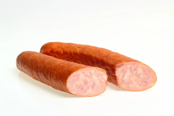 Podwawelska Saucisse Sur Fond Blanc — Photo