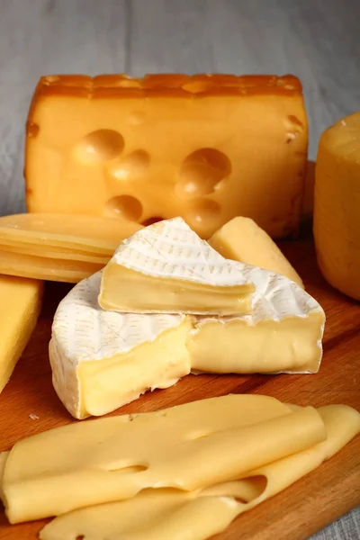 Sýrové Směsi Zátiší — Stock fotografie