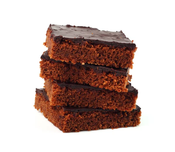 Νόστιμο Brownie Σοκολάτας Επιδόρπιο — Φωτογραφία Αρχείου