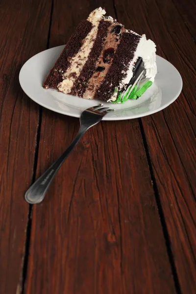 Tasty Chocolate Layer Cake — Stock Photo, Image