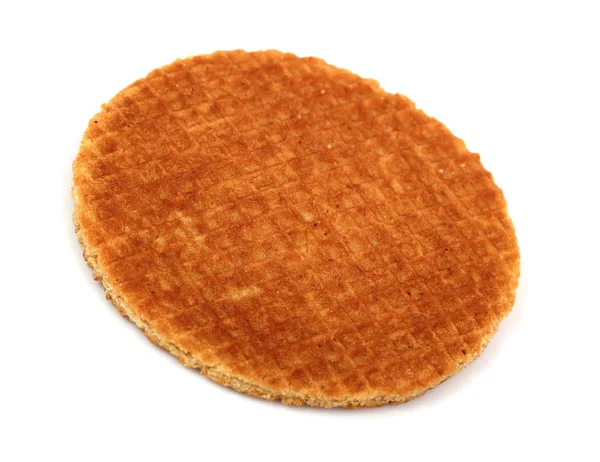 Sweet Waffle Isolated White Background — Stock Photo, Image