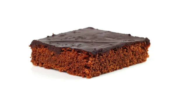 Ízletes Csokoládé Brownie Desszert — Stock Fotó