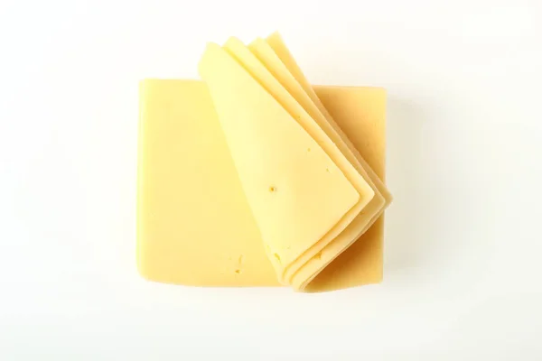 Dilimlenmiş Peynir Blok — Stok fotoğraf
