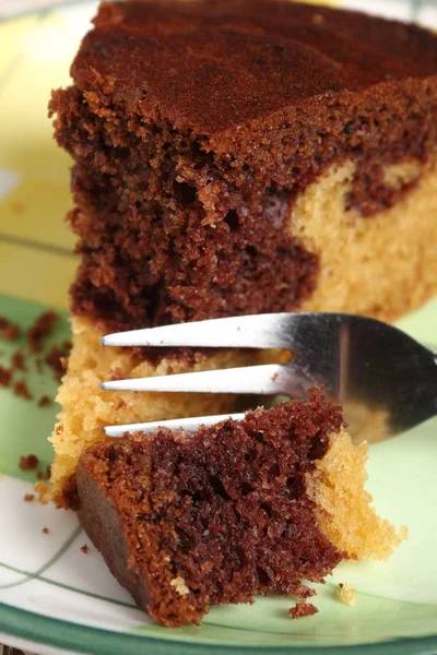 Bolo Mármore Manteiga Doce — Fotografia de Stock