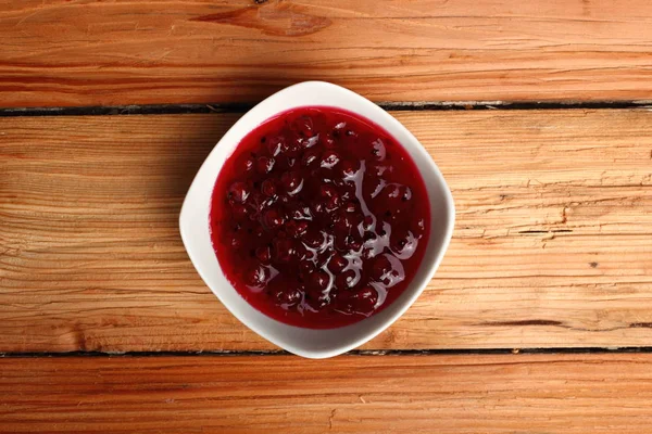 Red Currant Jam Plate — Stock Photo, Image