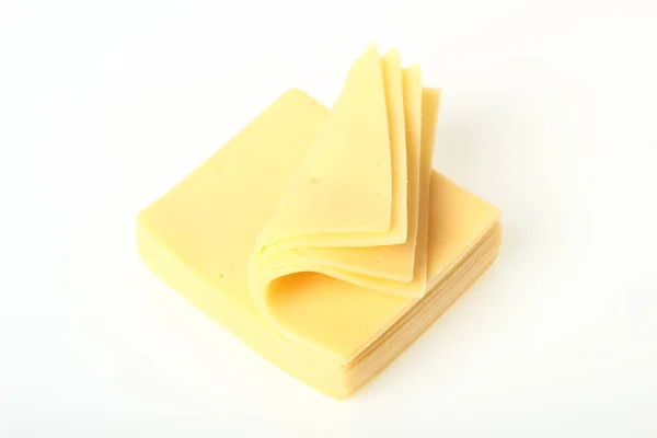 Scheibenkäse Block — Stockfoto