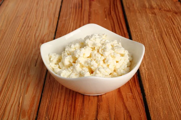 Cottage Cheese Plate — Stock Photo, Image