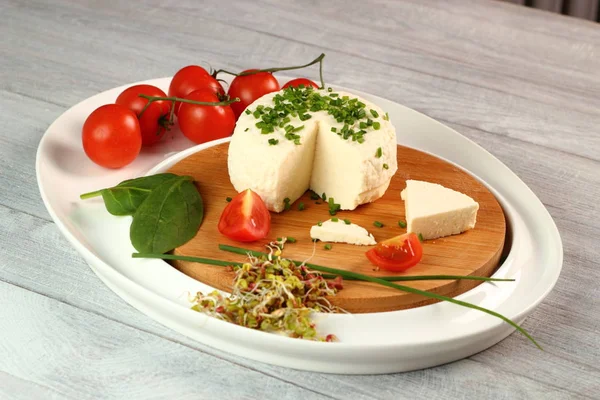 奶酪和蔬菜 开胃菜系列 — 图库照片