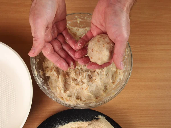 Хлеба Серия Fish Frikadeller — стоковое фото