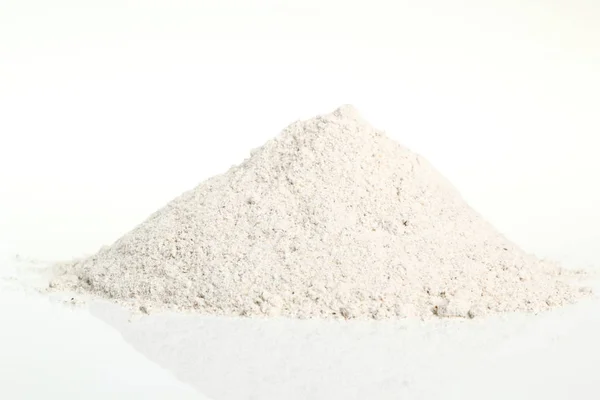 Stos Mąki Żytniej Białym Tle — Zdjęcie stockowe