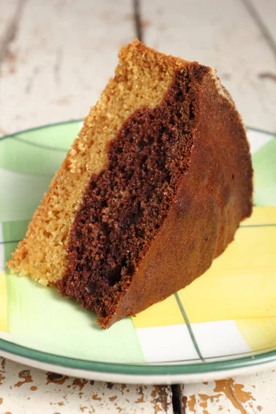 Dulce Torta Mármol Mantequilla — Foto de Stock