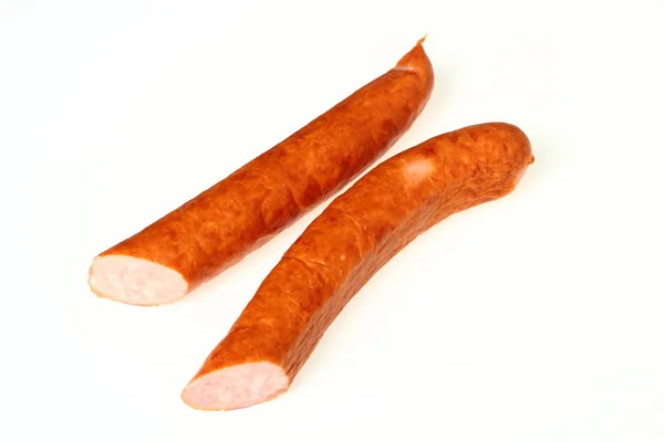 Podwawelska Sausage White Background — Stock Photo, Image