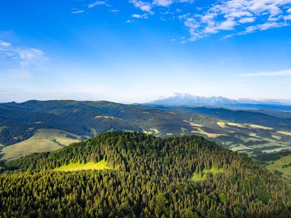 High Tatra Mountains Mount Wysoka Vysoke Skalky Pieniny Fronteira Eslováquia — Fotografia de Stock