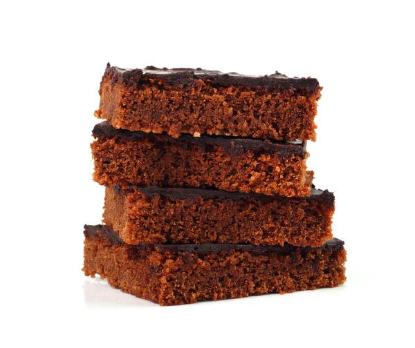 Smakelijke Chocoladebrownie Dessert — Stockfoto