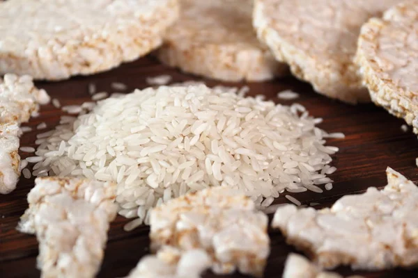 Pastel Arroz Pila Arroz Macro — Foto de Stock