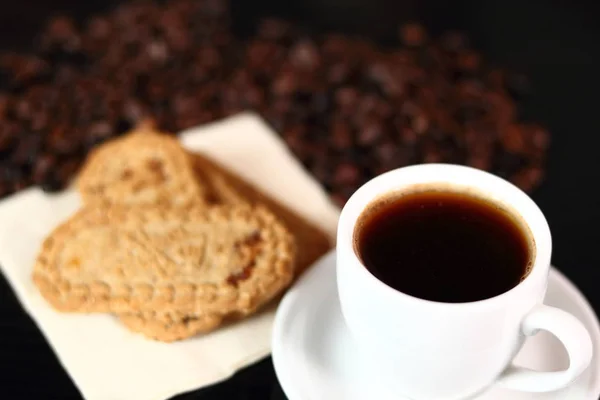 Cookies Jam Coffee Cup — Stock Photo, Image