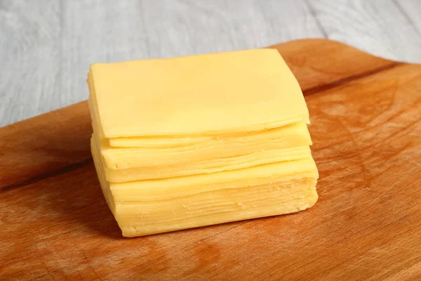 Scheibenkäse Block — Stockfoto