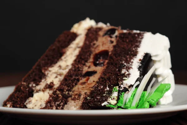 Tasty chocolate layer cake