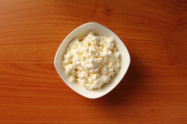 Cottage Cheese Plate — Stock Photo, Image