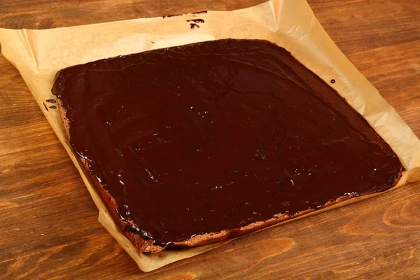 Így Csokoládé Brownie Sorozat — Stock Fotó