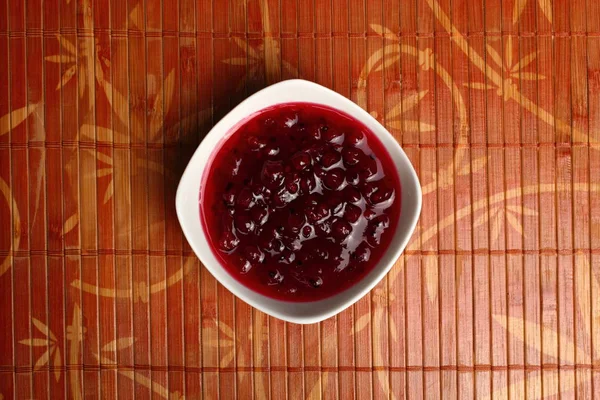 Marmellata Ribes Rosso Nel Piatto — Foto Stock