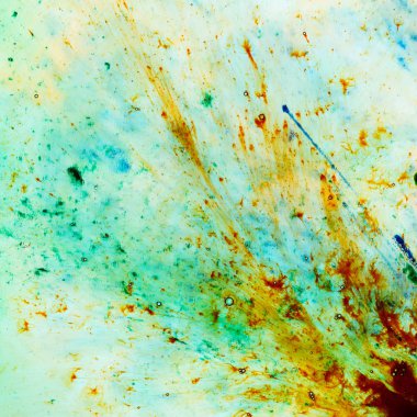 Üst görünümden su ve boya Textures arka plan