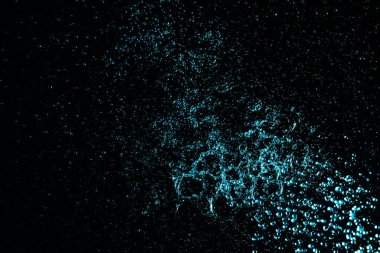 Su sıçrama, kabarcık, havai görünümü, arka plan dalgaların