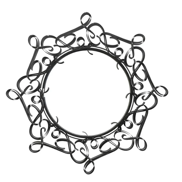 Composizione Geometrica Astratta Cubo Rosa Metallizzato Cilindro Sfera Vetro Cono — Foto Stock