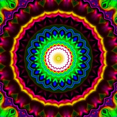 Soyut kaleydoskop arka plan, tasarımlar için kullanılabilir, batik motifleri, duvar kağıtları, kumaşlar, hediye sarma, şablonlar, süs ler ve süslemeler