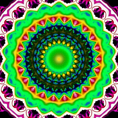 Soyut kaleydoskop arka plan, tasarımlar için kullanılabilir, batik motifleri, duvar kağıtları, kumaşlar, hediye sarma, şablonlar, süs ler ve süslemeler